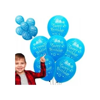 Balónek SADA NAROZENINOVÝCH BALÓNKŮ BALÓNKY K NAROZENINÁM 30CM HAPPY BIRTHDAY 6 Ks