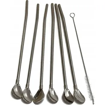 Příbor SADA 6 DLOUHÝCH NEREZOVÝCH NEREZOVÁ OCEL NA BRČKA