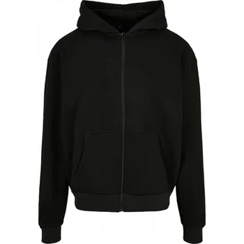 Pánská mikina Build Your Brand Ultra těžká zipová mikina ve střihu Box 460 g/m Barva: Černá, Velikost: 3XL BY192