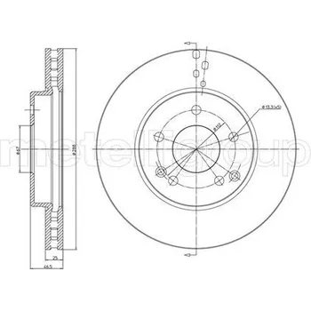 Brzdový kotouč Brzdový kotouč CIFAM (800-701C)