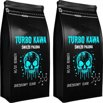 Káva Káva zrnková Arabica Yankee Caffee TURBO Káva zrnková do kávovaru 2 kg 80/20 Robusta/Arabica TRYSKOVÝ ELIXIR 2000 g