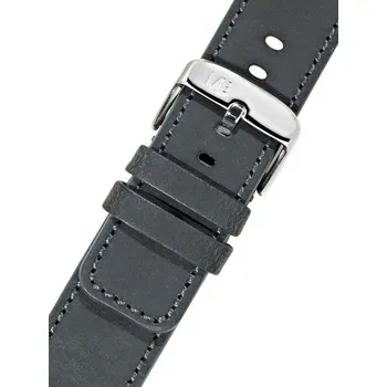 Řemínek na hodinky Kožený řemínek Morellato Cellini 5189B76.019 M, černý - 18 mm