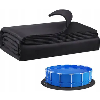 Bazén SucceBuy Podložka pod Bazén 450 x 450 cm Kulatý podložka zabraňuje propíchnutí
