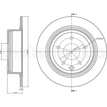 Brzdový kotouč Brzdový kotouč CIFAM (800-903C)