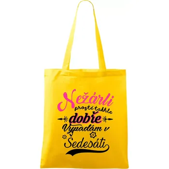 Nežárli - 60 - Taška bavlněná - 42 x 38 cm ( Žlutá )