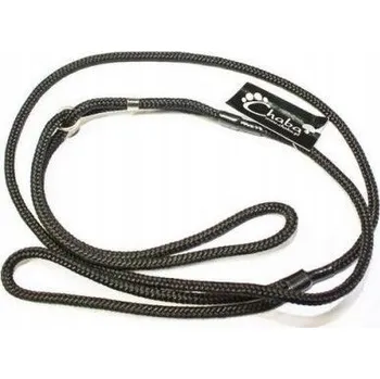 Vodítko pro psa CHABA Vodítko vodítko 2,5 mm ČERNÉ