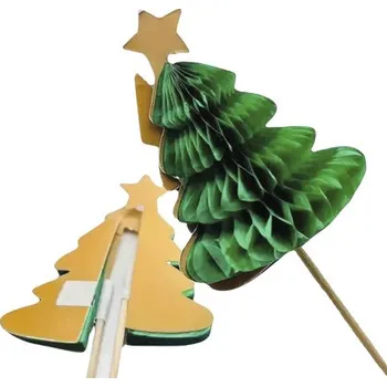 Party dekorace Párty napichovátka pro jednohubky vánoční motiv