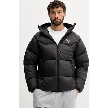 Péřová bunda Puma černá barva, zimní, 688382 99X, vel. XXL
