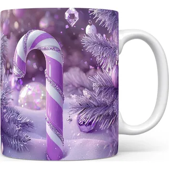 Hrnek s vánočním motivem cukrové hole