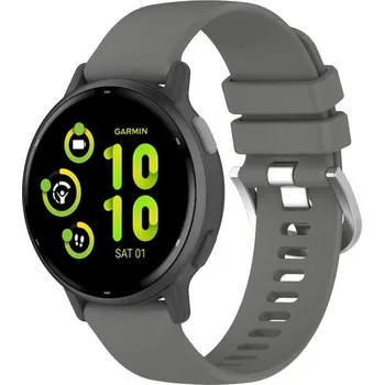 Příslušenství k chytrým hodinkám VSECHNONAMOBIL 126581 SILICONE Vyměnitelný řemínek pro Garmin Venu 4 41mm tmavě šedý