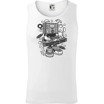 DJ metr - Tílko pánské Core - S ( Bílá )