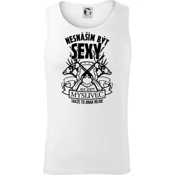 Nesnáším být sexy - myslivec - Tílko pánské Core - S ( Bílá )