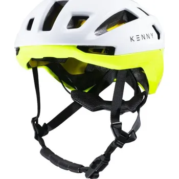 Cyklistická přilba KENNY Cyklistická přilba - FURTIF - žlutá/bílá
