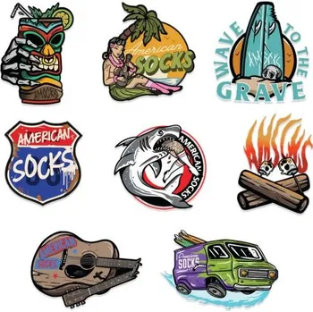 SAMOLEPKY AMERICAN SOCKS Sunshine Pack - hnědá + při osobním odběru 132 Kč