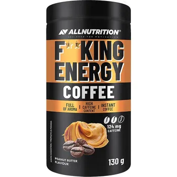Fitness strava Allnutrition Káva Fitking Energy Karamel 130 g Příchuť: arašídové máslo