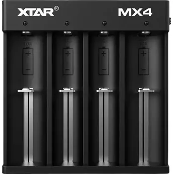 Nabíječka baterií Xtar MX4-charger, 1*A-C USB Cable