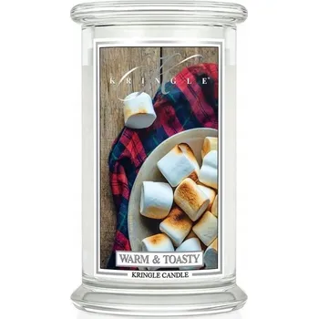 Svíčka Sójová vonná svíčka Warm & Toasty Kringle Candle 1 ks