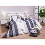 DADKA VRACOV Povlečení bavlna Slezsko šedo-pudrové 140x200, 70x90 cm