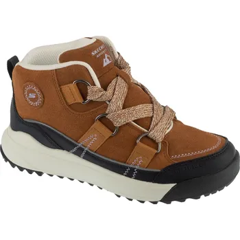 Dámská treková obuv Hnědé dámské zimní kotníkové boty Skechers Yana - Collins Landing 180320-WTBK Velikost: 37