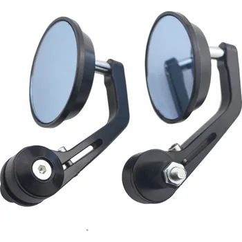 Zrcátko pro motocykl Zrcátka do konců řídítek spodní // horní CNC