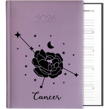 Kalendář Knižní kalendář 2026 A5 FunnyCase fialový