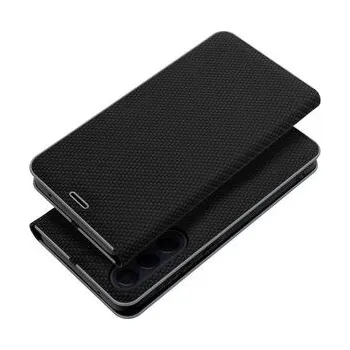 Pouzdro na mobilní telefon Pouzdro LUNA Book Carbon pro XIAOMI Redmi Note 13 5G černé - OEM + zdarma možnost vyzkoušet a vrátit zboží do 30 dní