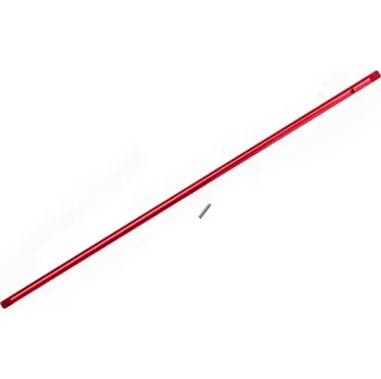 RC náhradní díl Traxxas centrální hřídel hliníková červená: 4-Tec 2.0