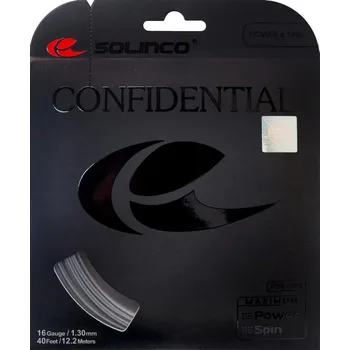 Struna na výplet tenisové rakety Tenisový výplet Solinco Confidential (12 m) 1,25 mm