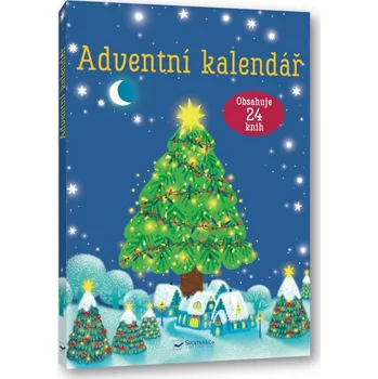 Vánoční dekorace Adventní kalendář 24 knih