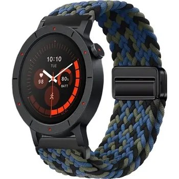Ostatní příslušenství k chytrým hodinkám VSECHNONAMOBIL 126691 BRAIDED Nylonový řemínek pro CMF Watch 3 Pro BLUE CAMO