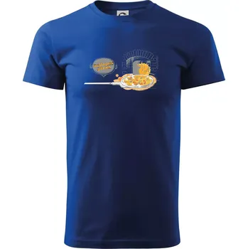 Pánské tričko Nejlepší pizza - Triko extra velké (5-8XL) - 6XL ( Královská modrá )