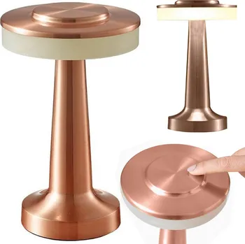 Noční světlo VERK GROUP Stylová Noční Lampa s Barevnou a Stupňovou Regulací Jasu