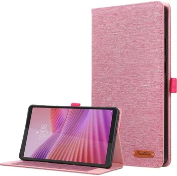 Pouzdro na tablet VSECHNONAMOBIL 126720 FABRIC Zaklápěcí obal pro Lenovo Tab One / Lenovo Tab K9 růžový