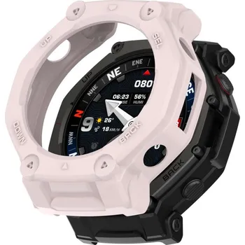 VSECHNONAMOBIL 124628 TPU HALF COVER Kryt pro Amazfit T-Rex 3 Pro 48mm světlorůžový