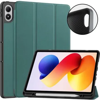 Pouzdro na tablet VSECHNONAMOBIL 126869 LEATHER Zaklápěcí kryt pro Xiaomi Redmi Pad 2 Pro zelený