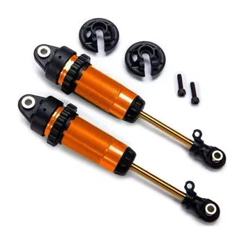 RC náhradní díl Traxxas tlumič GTR xx-long oranžový PTFE TiN (2)