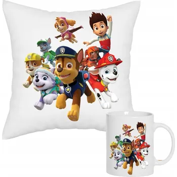 Polštář Zestaw Polštář Kubek Tlapková patrola jako Dárek pro dítě