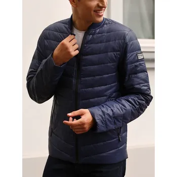 Tmavě modrá pánská péřová prošívaná bunda PKH 919021 HX Velikost: M