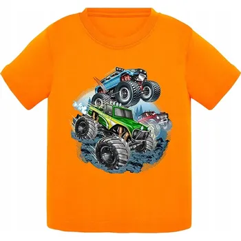 Chlapecké tričko Tup Tup dětské tričko oranžové bavlna velikost 134