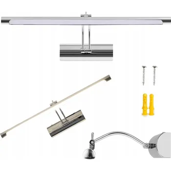 Nástěnné svítidlo NÁSTĚNNÉ SVÍTIDLO LED LAMPA NAD ZRCADLO SKŘÍŇKA KOUPELNA 3000K MAKE-UP NÁSTĚNNÁ LAMPA