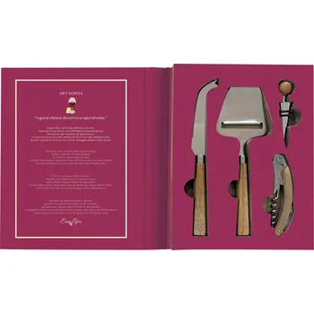 Kuchyňský nůž Sada na sýry – prkénko se 2 noži Easy Life nůž na sýr, nožík, nože krabička