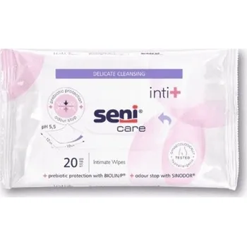 Intimní hygienický prostředek Vlhčené ubrousky pro intimní hygienu Seni Care 20 ks