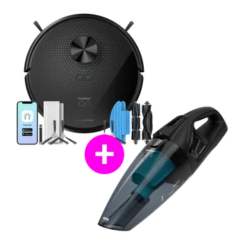 Vysavač Niceboy Akční set Charles i9 Plus black + Hurricane R3