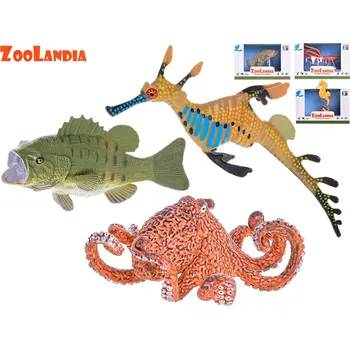 Figurka Zoolandia mořská zvířátka mořský koník, chobotnice, oliheň, kanic, mořský vlk, řasovník
