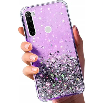 Pouzdro na mobilní telefon Zadní Kryt Radian pro Xiaomi Redmi Note 8T fialový