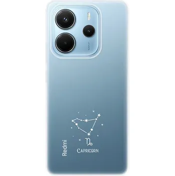 Pouzdro na mobilní telefon Silikonový obal iSaprio - Xiaomi Redmi Note 14 4G - čiré - Kozoroh (Silikonový obal, kryt a pouzdro iSaprio - Xiaomi Redmi Note 14 4G - čiré - Kozoroh - stylová ochrana telefonu, pružný TPU materiál, odolný UV potisk, česká výroba)