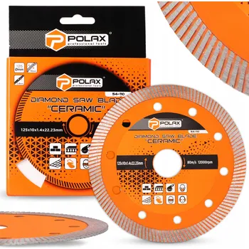 Řezný kotouč Diamantový kotouč 125 mm na řezání slinuté dlažby, keramických obkladů, slinutých dlaždic, Betonu a kamene