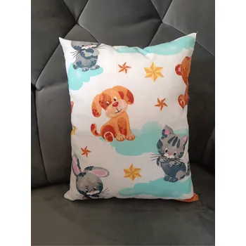 Dekorativní polštářek Polštářek malý "pejsek a kočička"