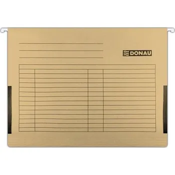 Archivační box Závěsné desky Donau s bočnicemi - hnědé, 5 ks