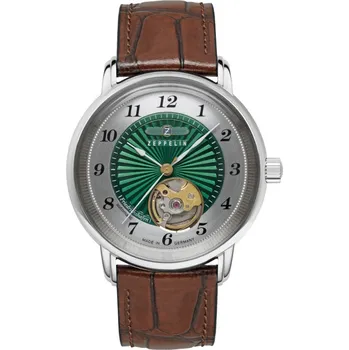 Módní doplněk Zeppelin 85672 Friedrichshafen Open Heart Automatik 36mm 5ATM